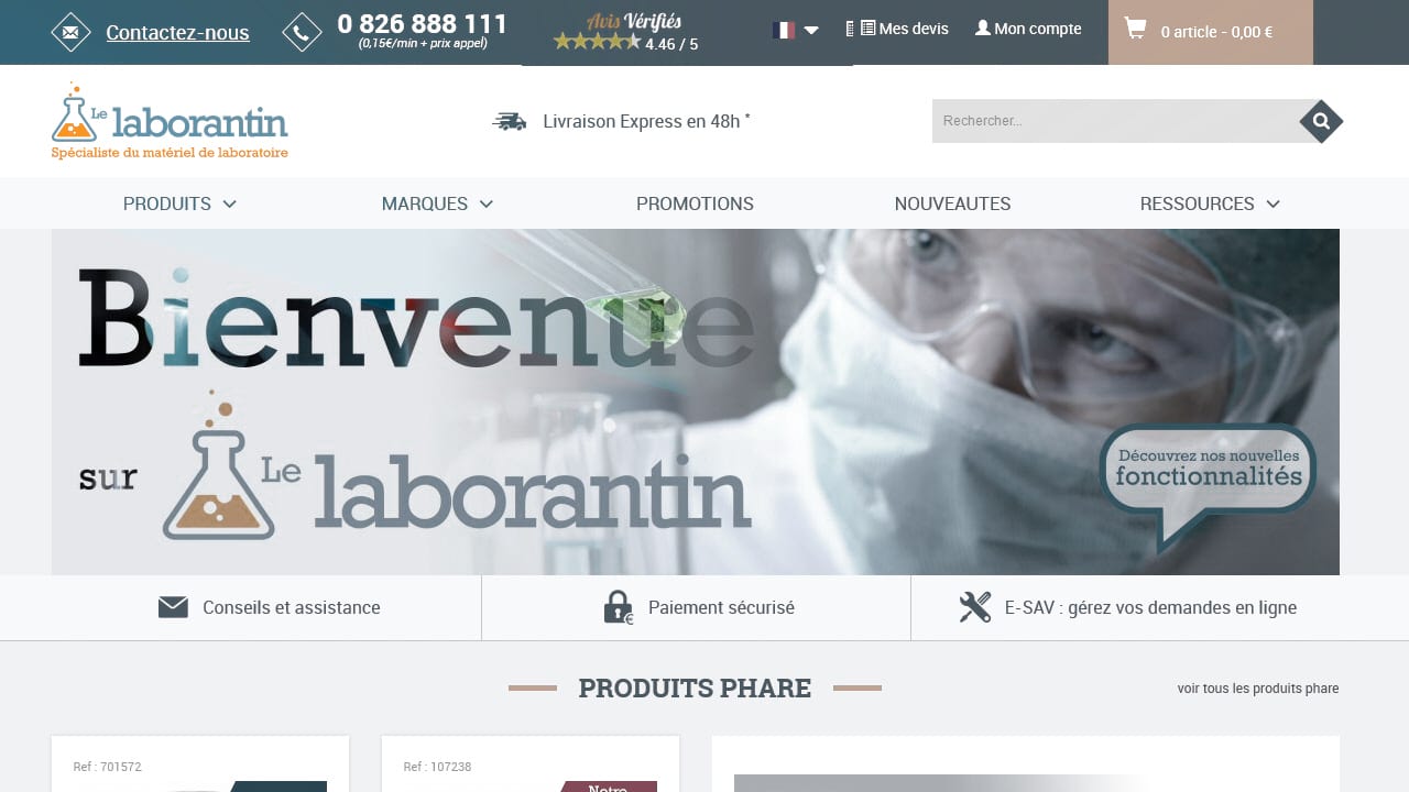 Site Le Laborantin